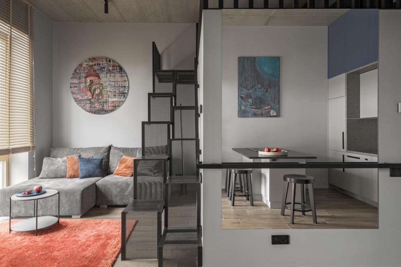 Ivis House Modern Apartment In Vilnius Old Town With Balcony المظهر الخارجي الصورة